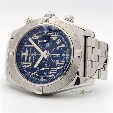 breitling chronograph 1994 roman numeral blu|Breitling Chronomat 44 .